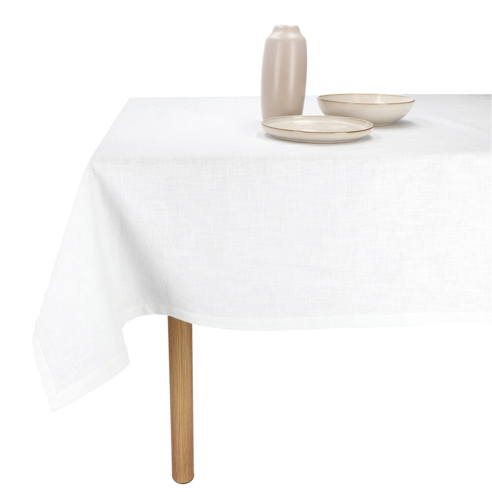 REITER Tischdecke - Weiß, Größe: 130 x 240 cm