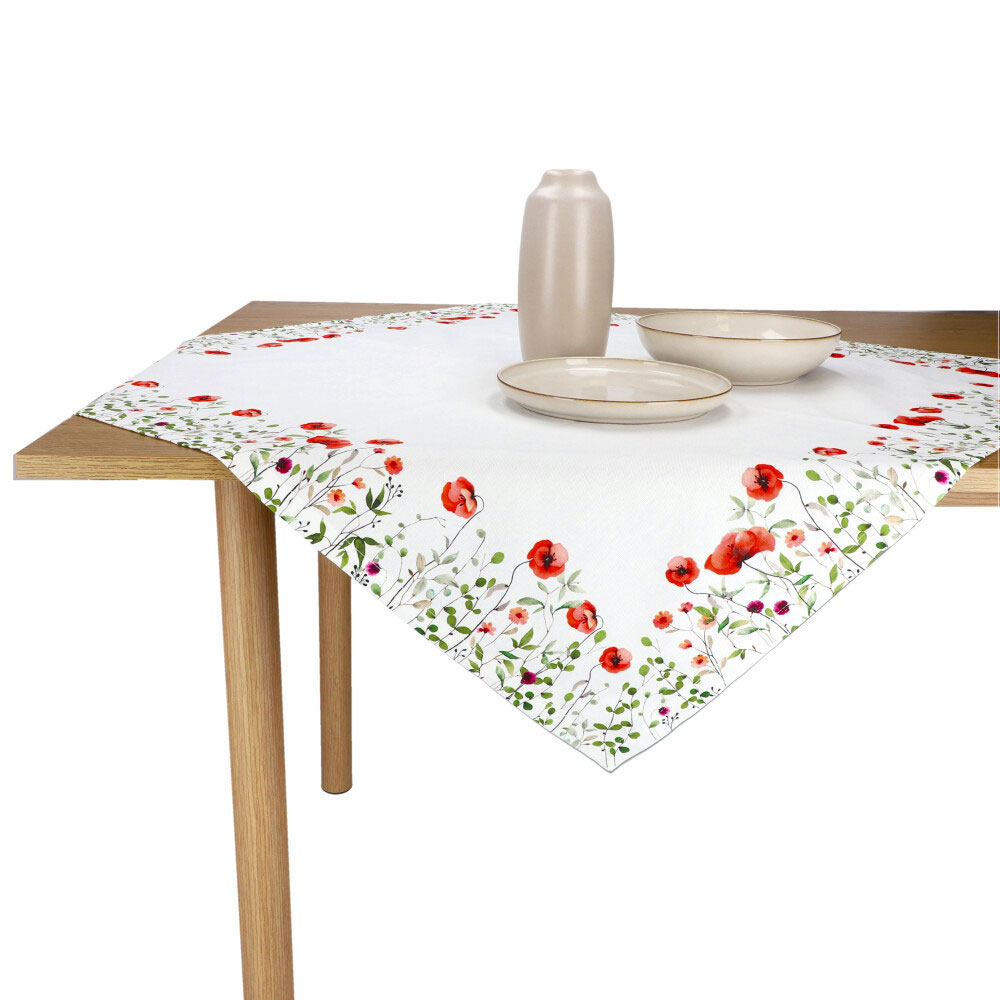 REITER Mitteldecke "Poppy" - Rot, Größe: 80 x 80 cm