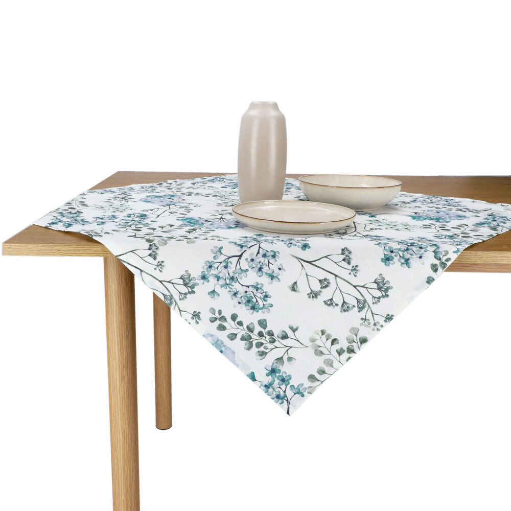 REITER Mitteldecke "Florales" - Mint, Größe: 80 x 80 cm