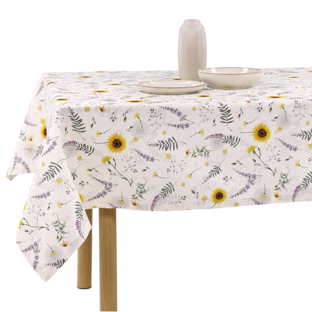 REITER Tischdecke "Sunflower" - Dunkel Gelb, Rund: 140 x 240 cm
