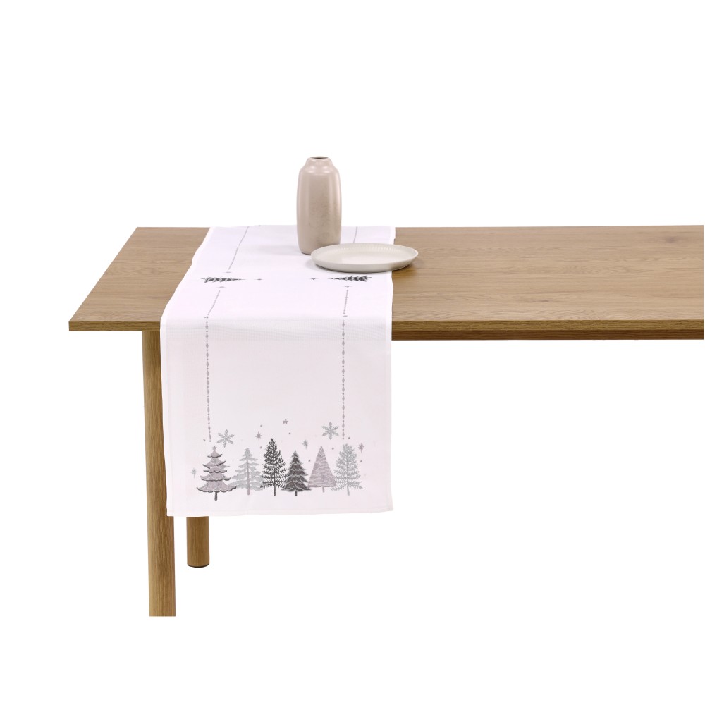 REITER Tischläufer - Telegrau, Größe: 40 x 140 cm