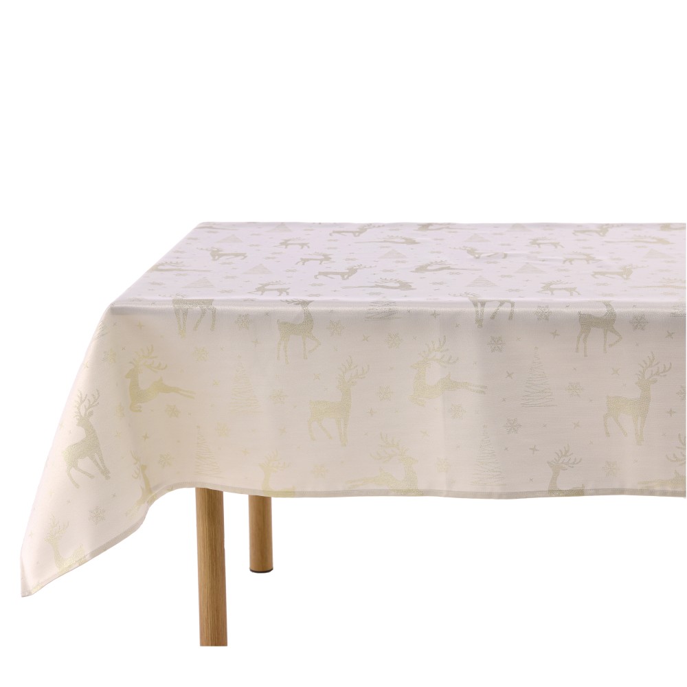 Tischdecke "Deer" - Gelb, Größe: 130 x 180 cm