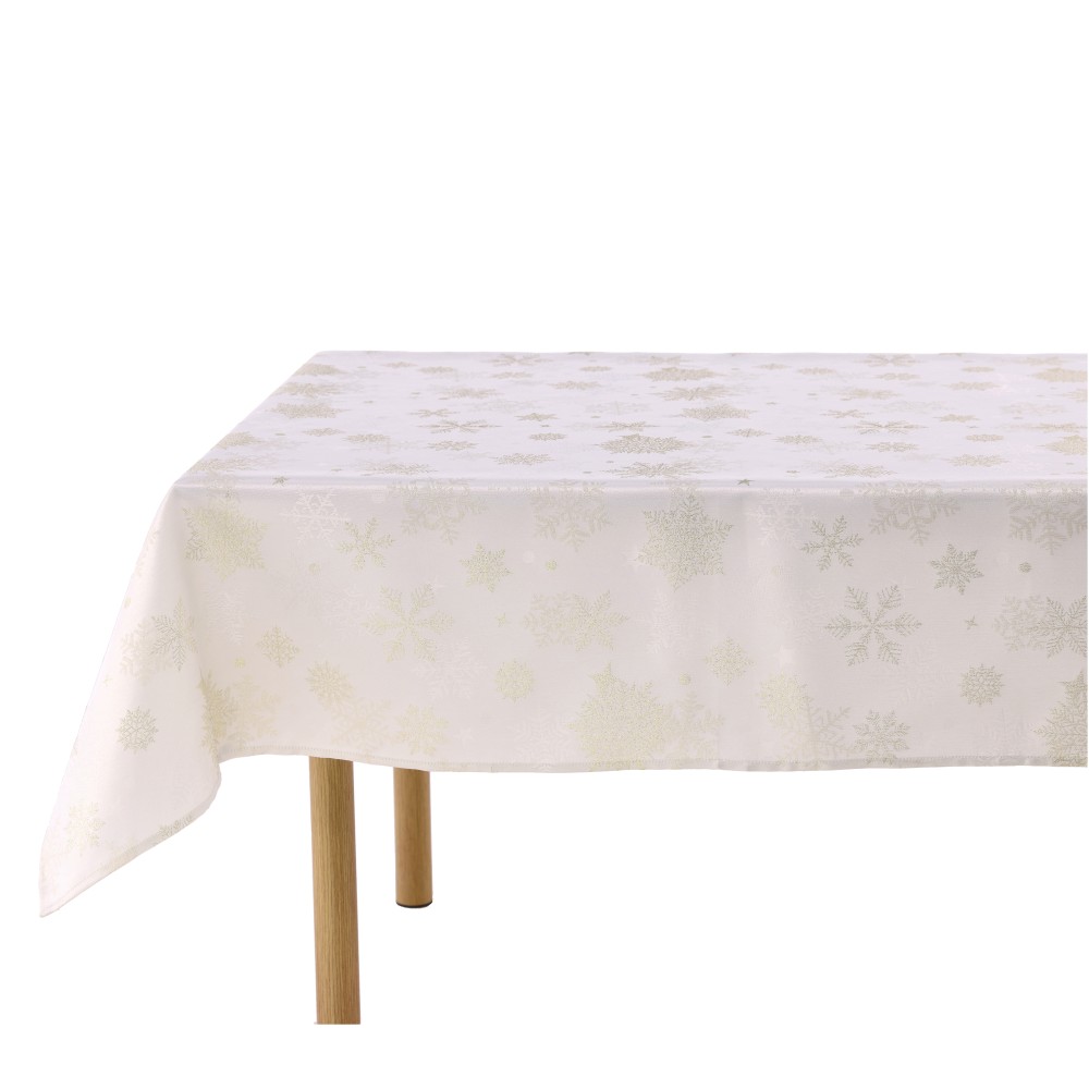 Tischdecke "Snowflake" - Gelb, Größe: 130 x 180 cm
