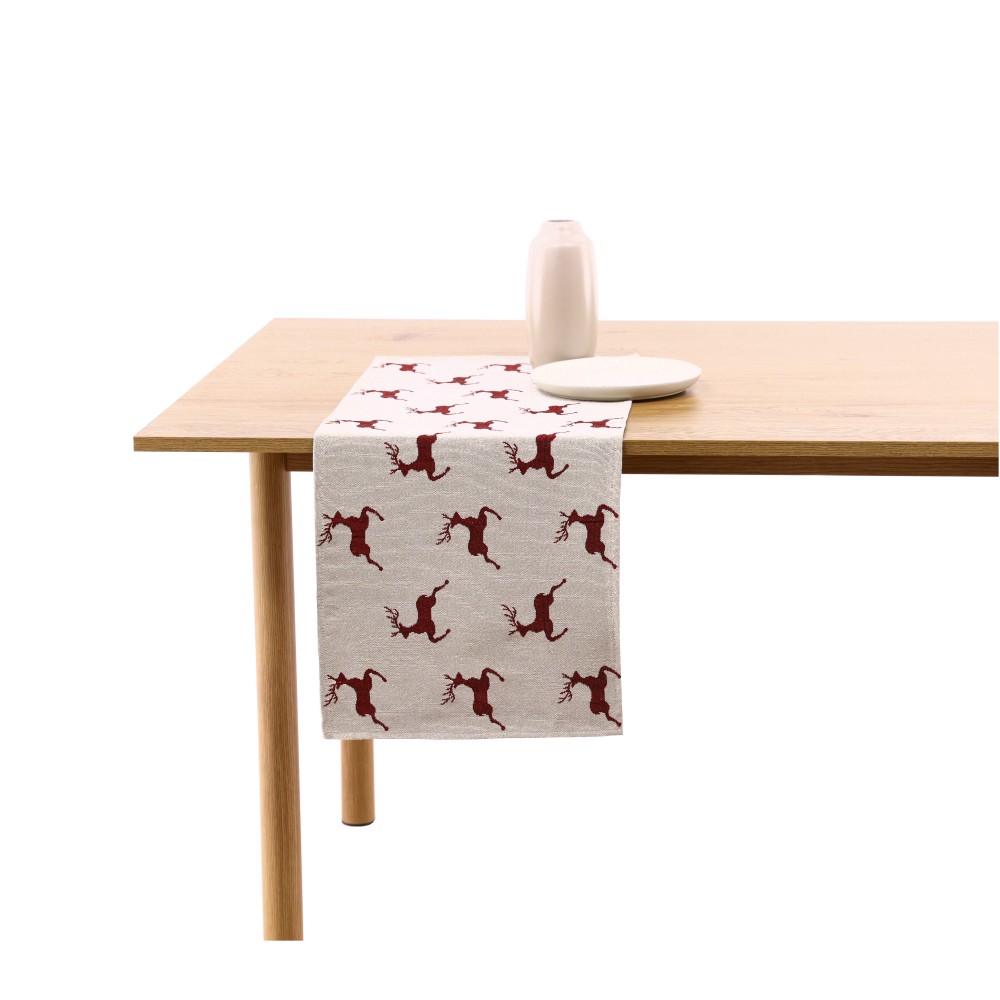 Tischläufer Gobelin - Rotbraun, Größe: 35 x 90 cm