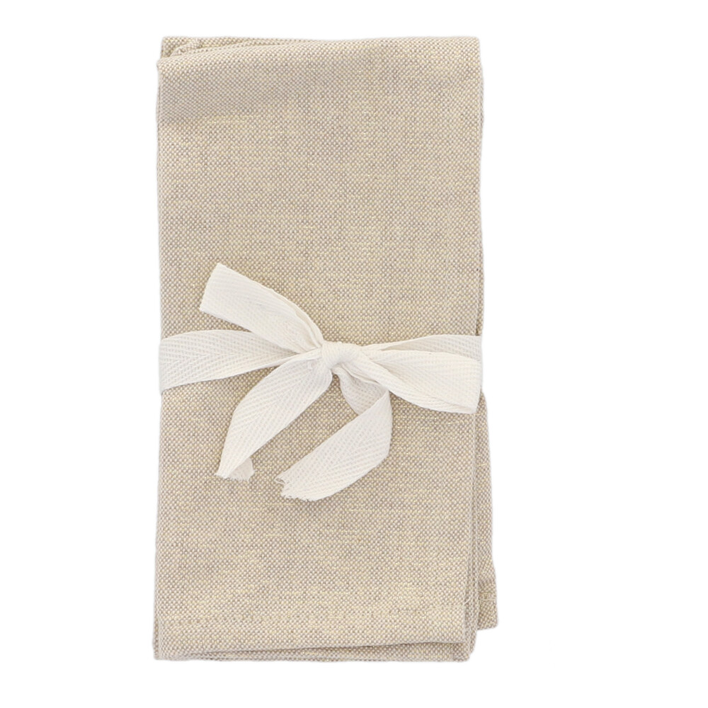 Serviette 2er Set - DUNKEL SAND, Größe: 40 x 40 cm