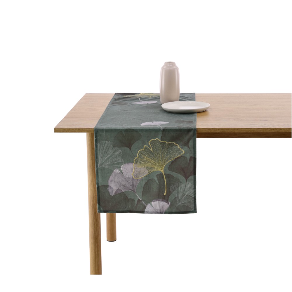 Tischläufer "Ginko" - Flasche, Größe: 40 x 140 cm