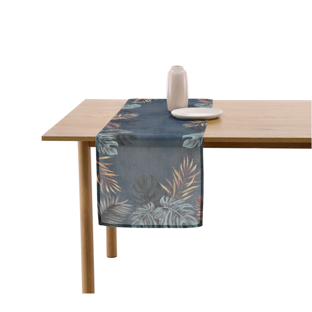 Tischläufer "Wild" - Resedagrün, Größe: 40 x 140 cm