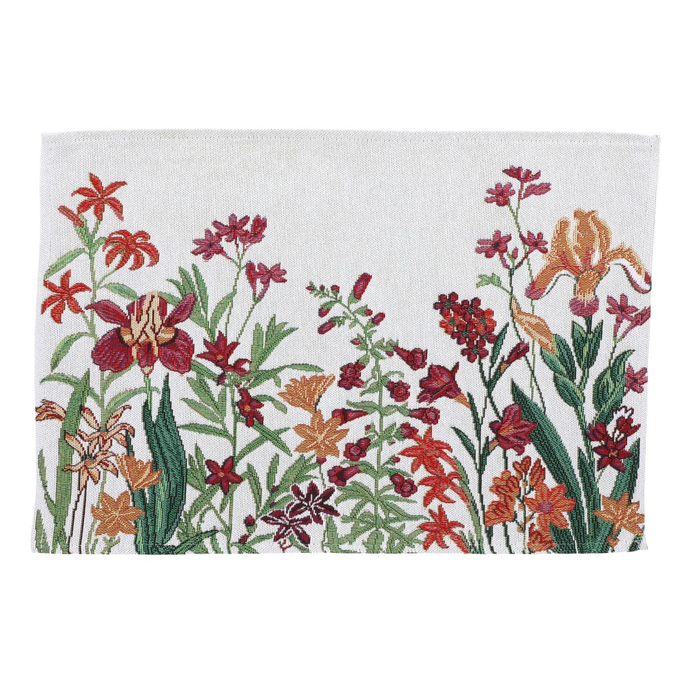 Tischset Gobelin "Meadow" - Wein Rot, Größe: 32 x 48 cm