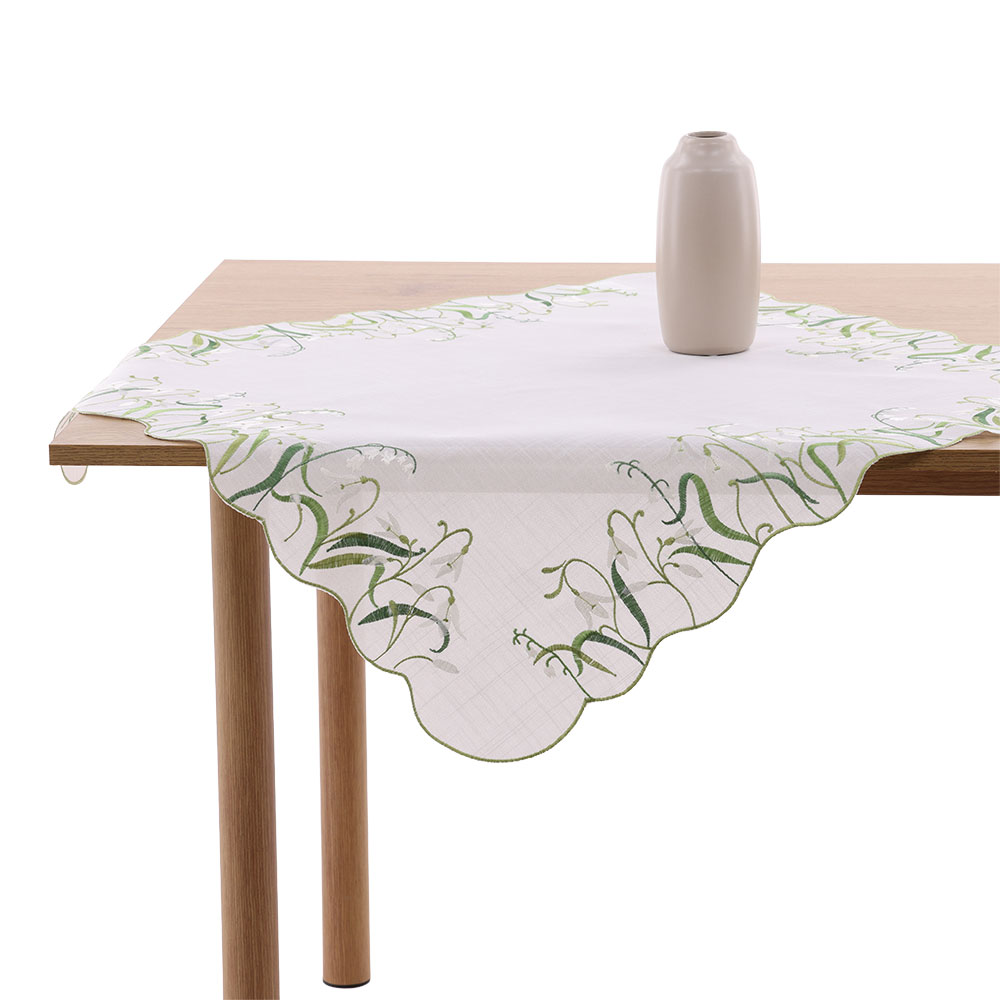 Mitteldecke "Springtime" - Gras, Größe: 80 x 80 cm