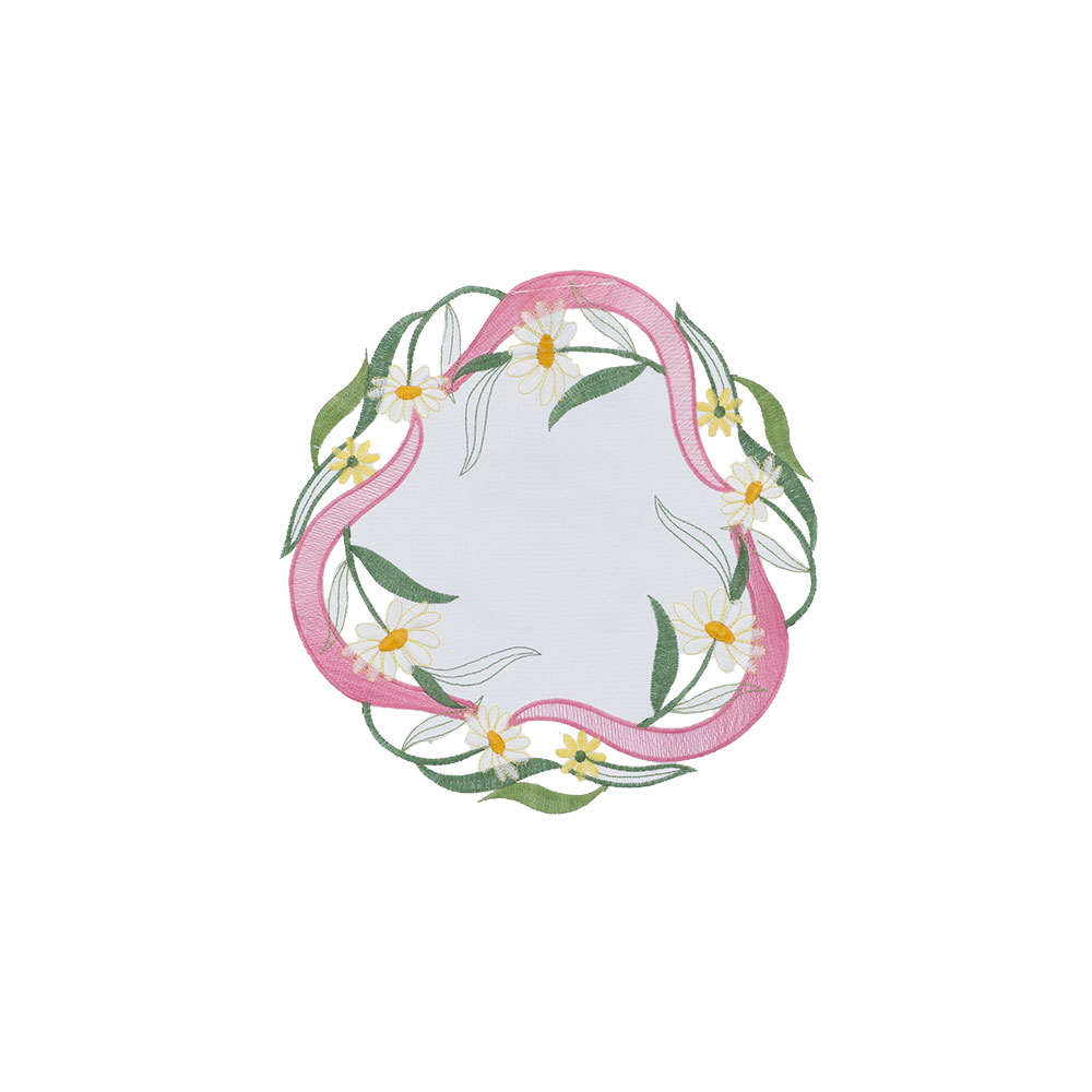 Deckerl "Flora" - Mittel Rose, Größe: 30 x 30 cm