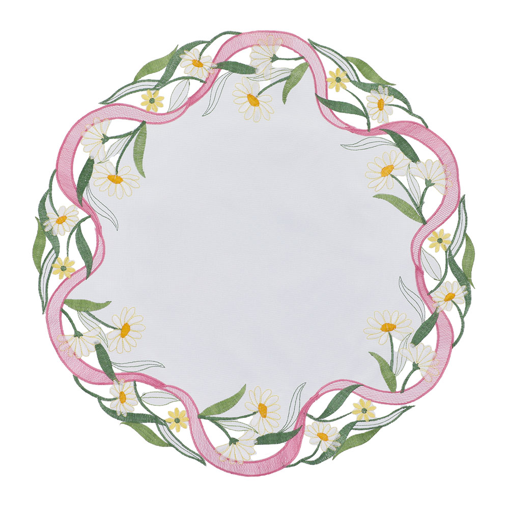 Deckerl "Flora" - Mittel Rose, Größe: 50 x 50 cm