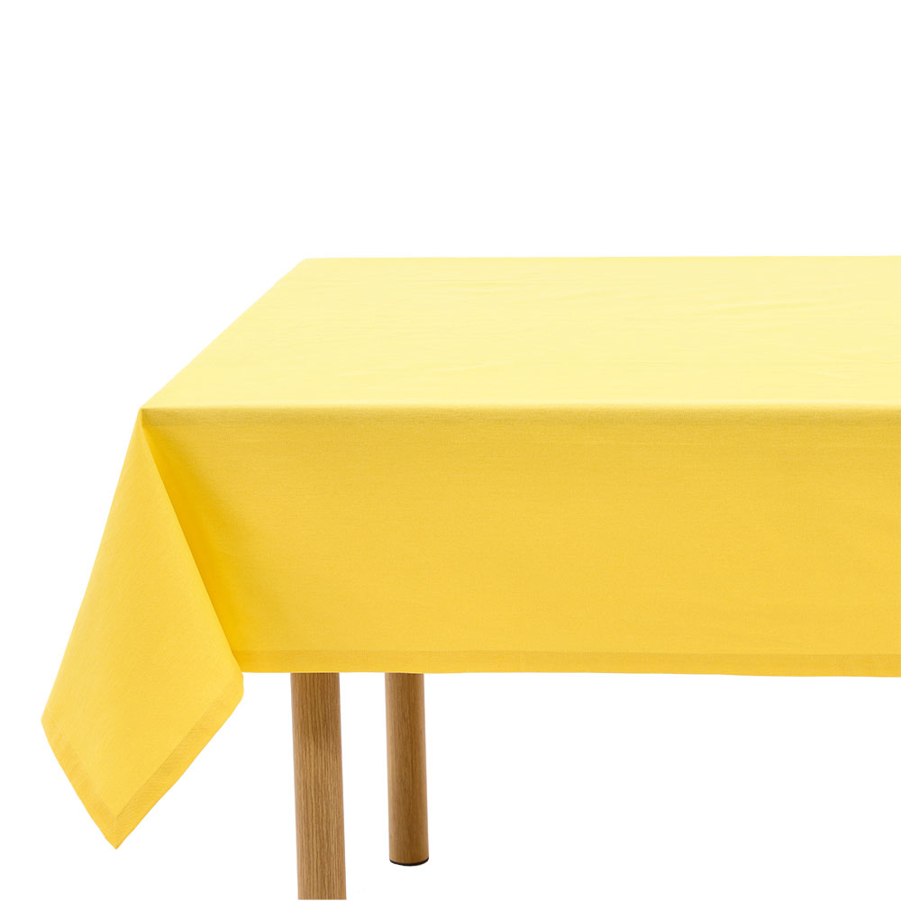 Tischdecke "Twill" - Hell Gelb, Größe: 140 x 240 cm