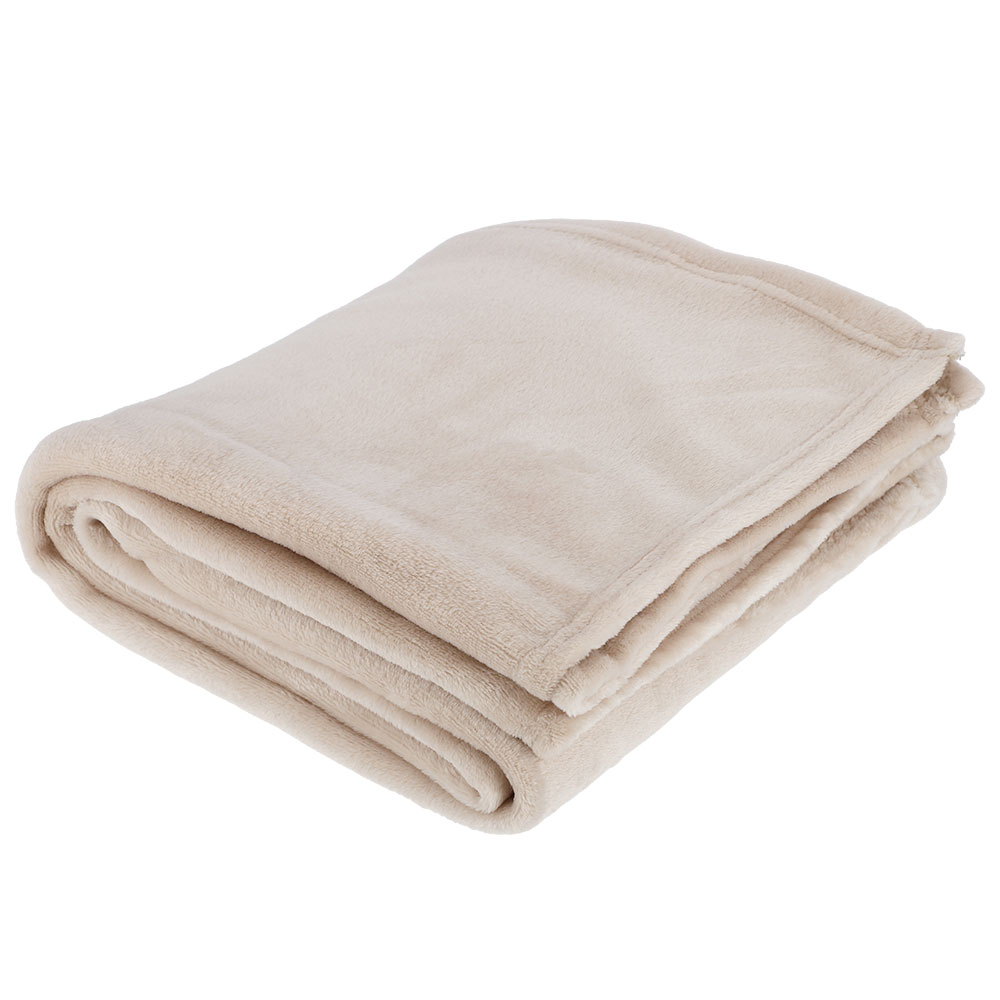 Wohndecke "Velvet Touch" - Sand, Größe: 140 x 190 cm