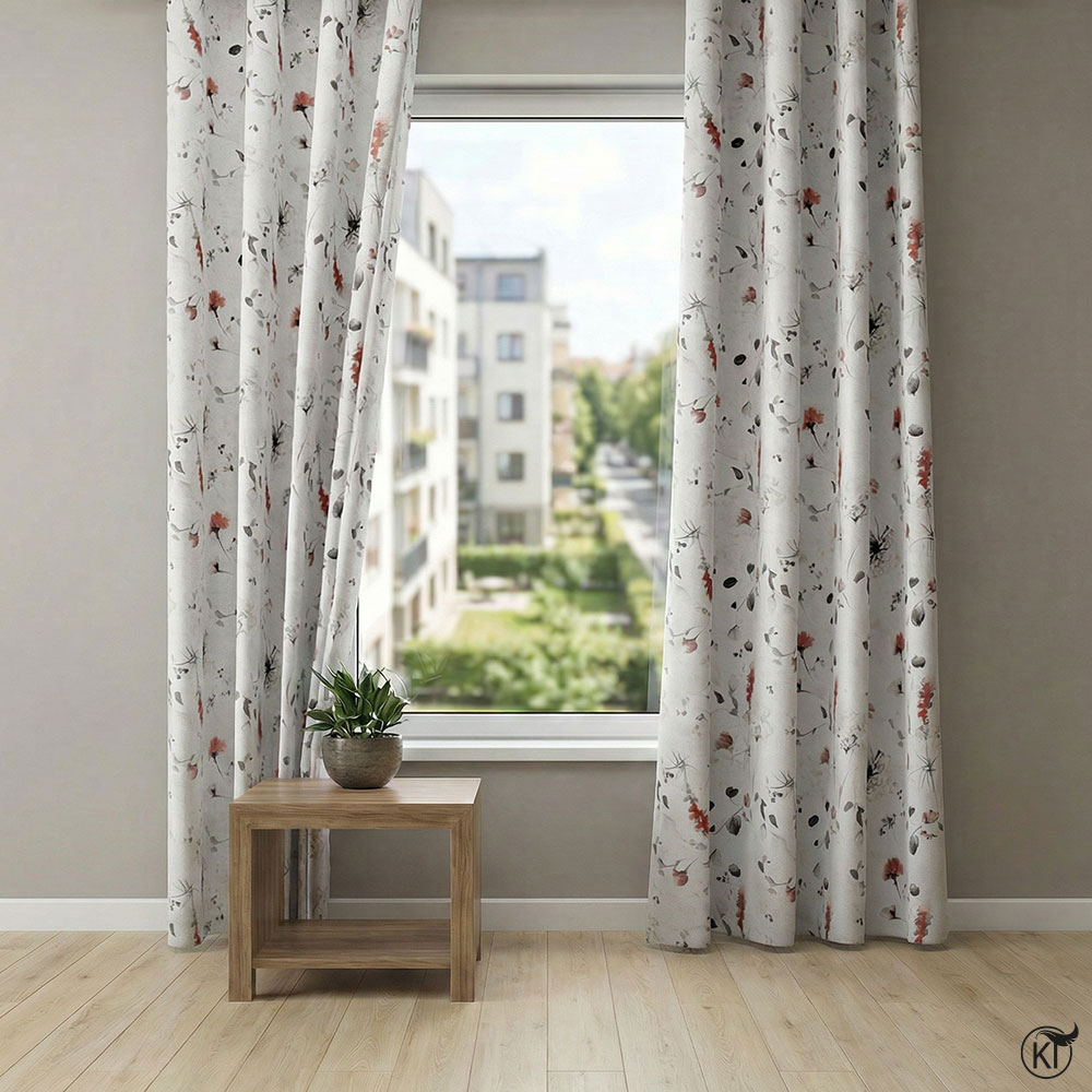 Dekostoff Floral bedruckt