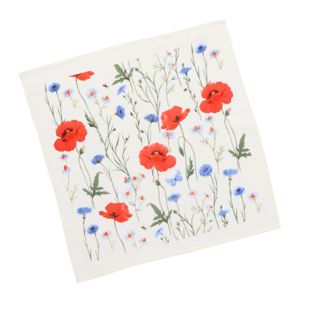 Geschirrtuch Frottee "Mohn"