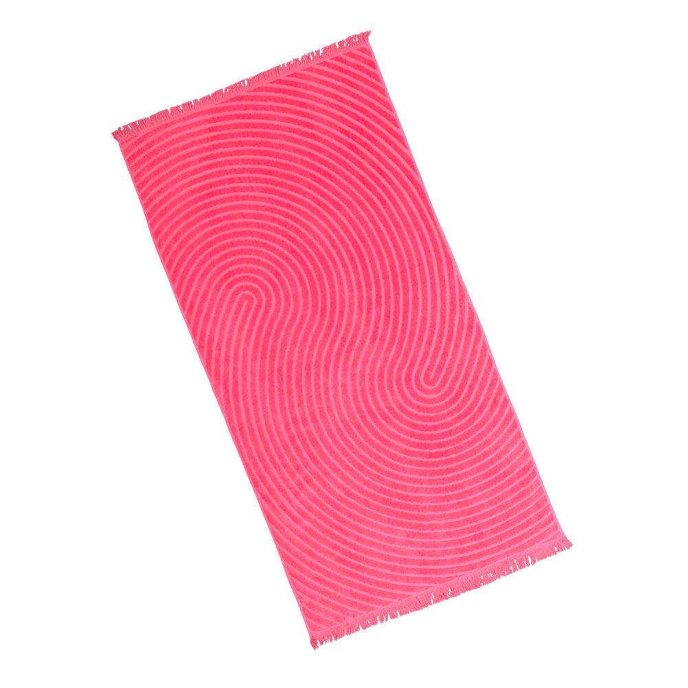 Strandtuch Haviar - Magenta, Größe: 90 x 180 cm