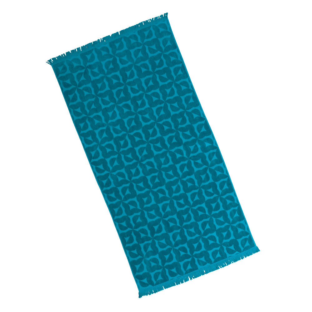 Strandtuch Tairu - Grünblau, Größe: 90 x 180 cm