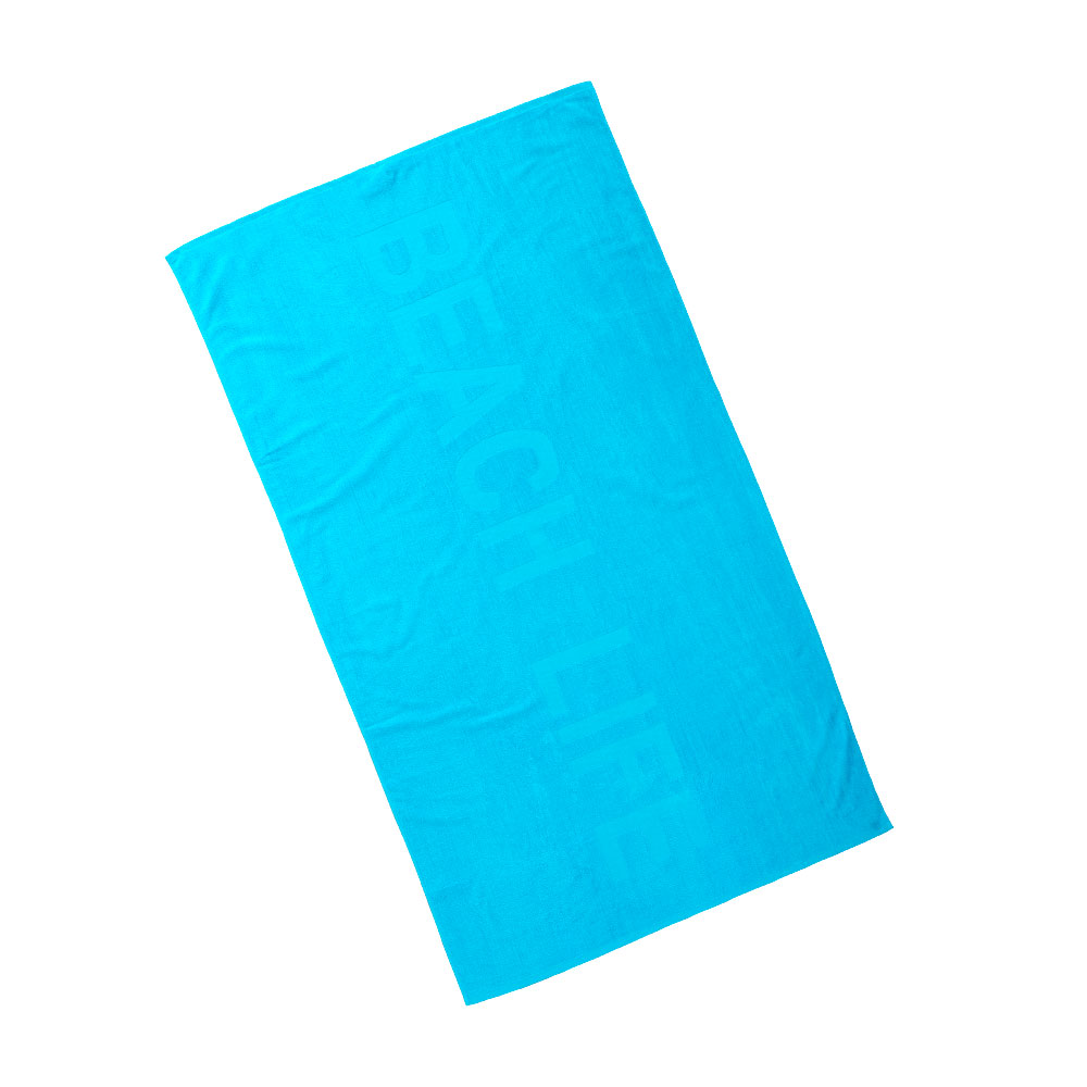 Strandtuch Beach Life - Hell Blau, Größe: 100 x 180 cm