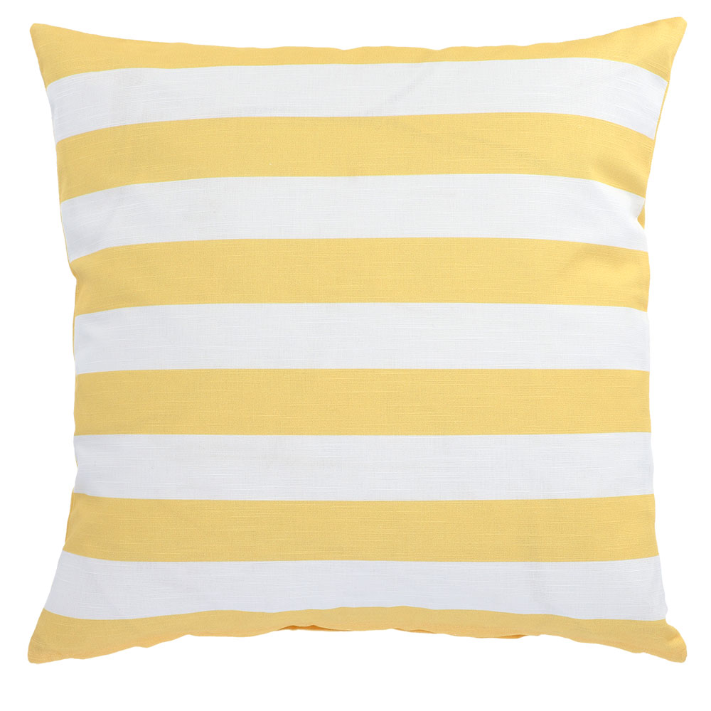 Outdoor Zierkissenhülle - Mittel Gelb, Größe: 45 x 45 cm
