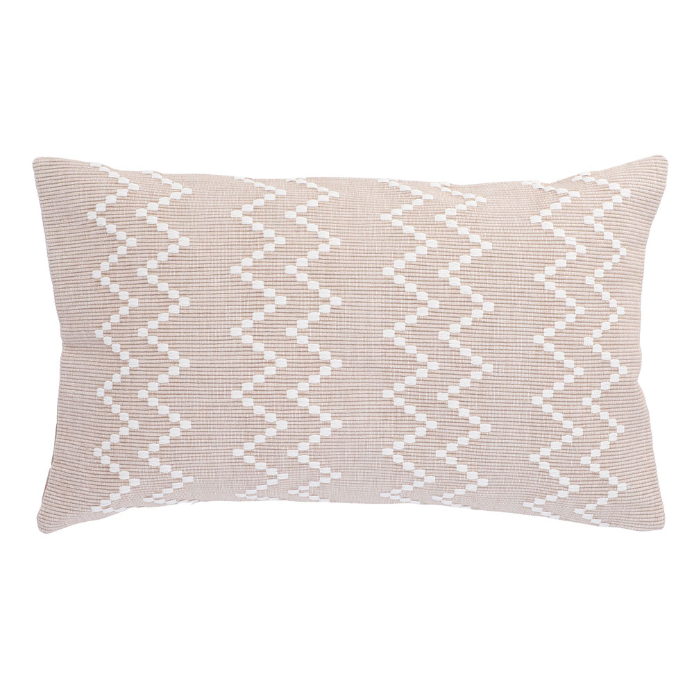Zierkissenhülle ohne Füllung - Hell Beige, Größe: 30 x 50 cm