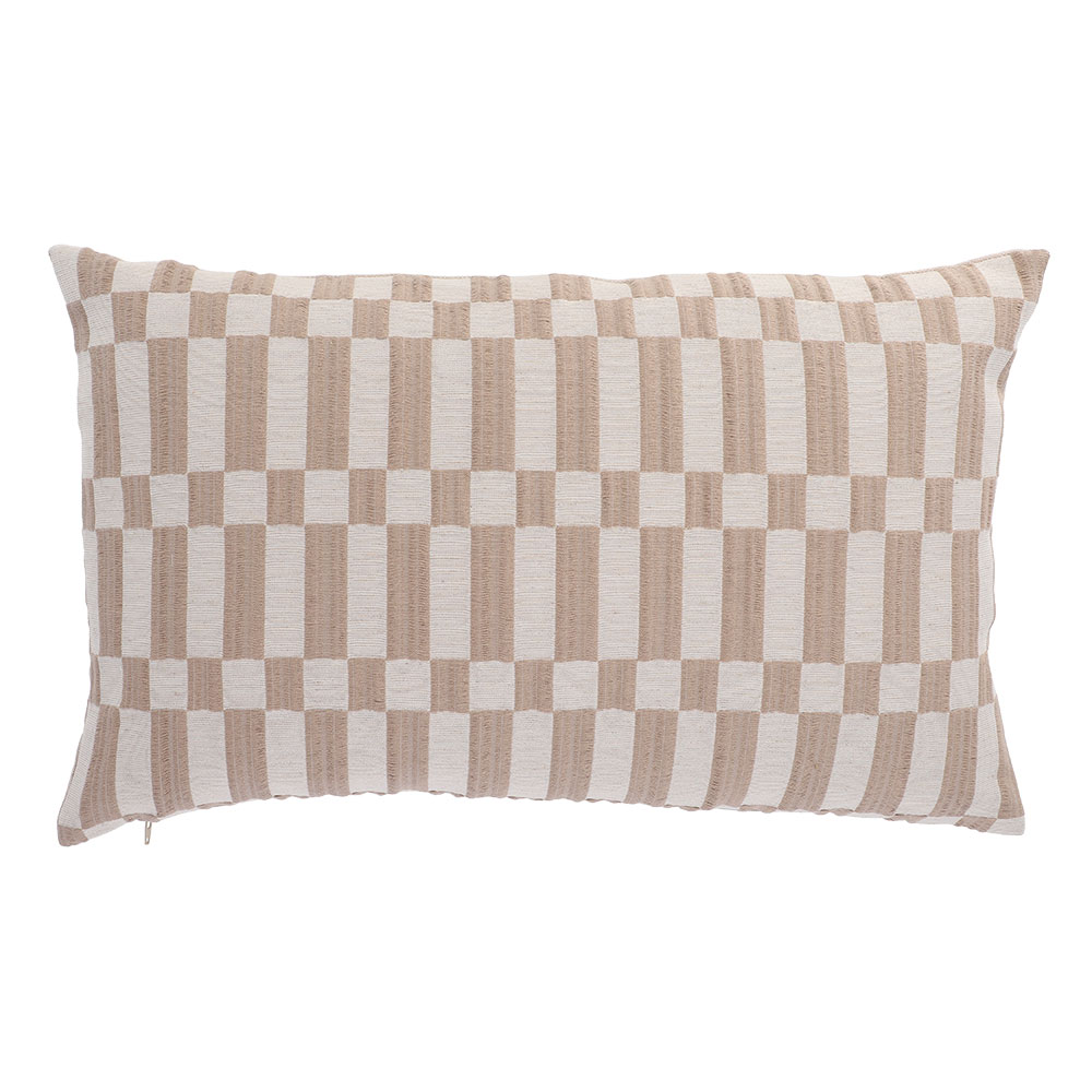 Zierkissenhülle ohne Füllung - Hell Beige, Größe: 35 x 55 cm
