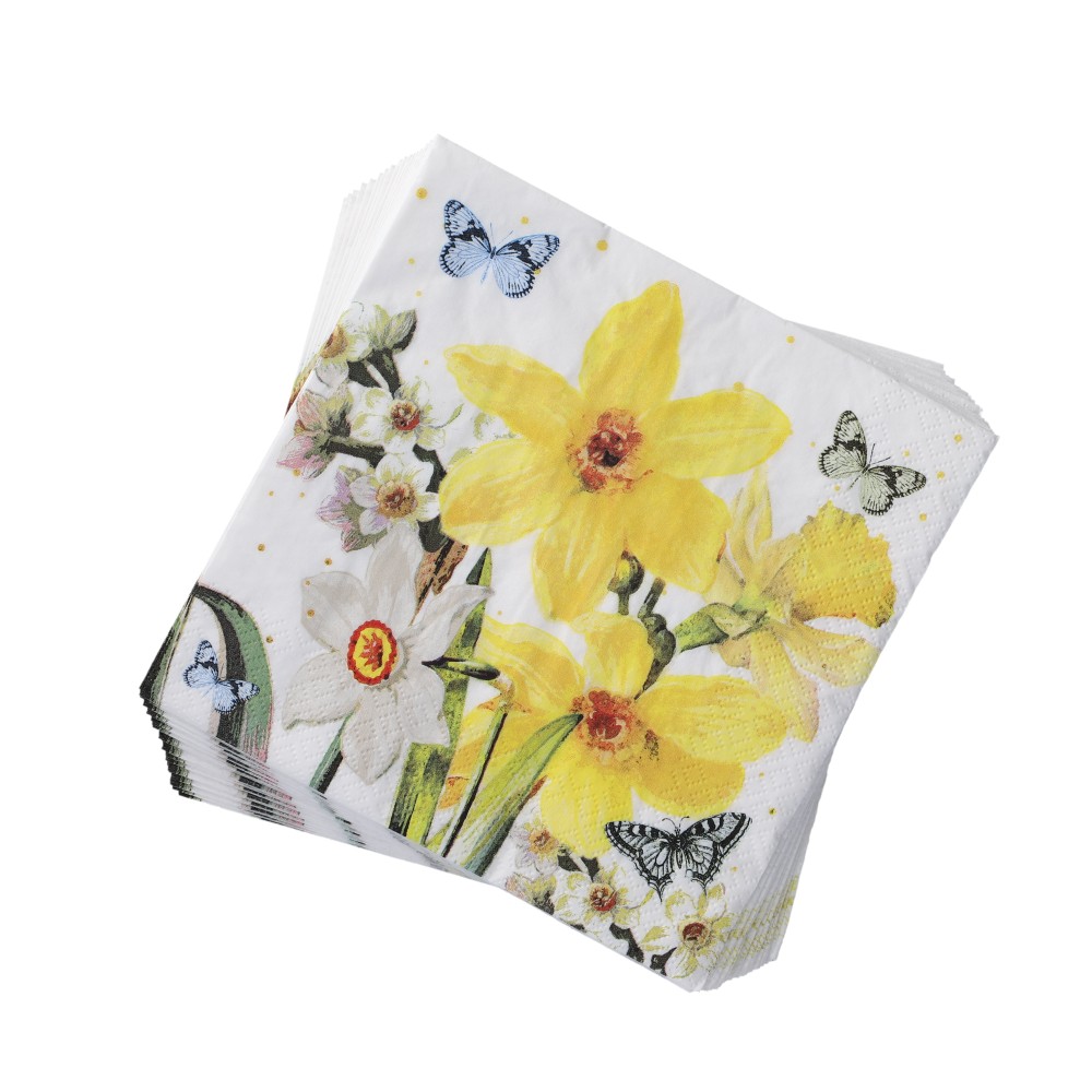 Papierserviette 33x33 cm - Mittel Gelb, Größe: 33 x 33 cm