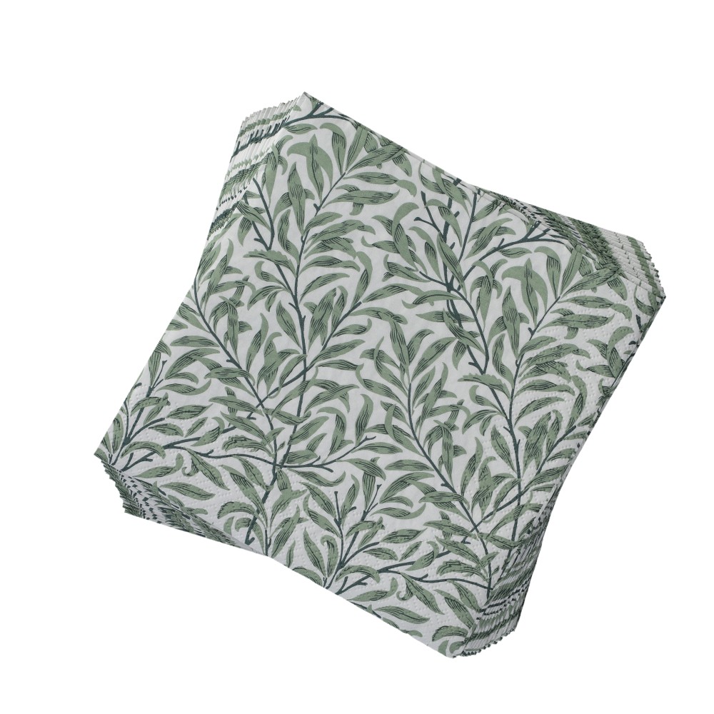 Papierserviette 33x33 cm - Blassgrün, Größe: 33 x 33 cm