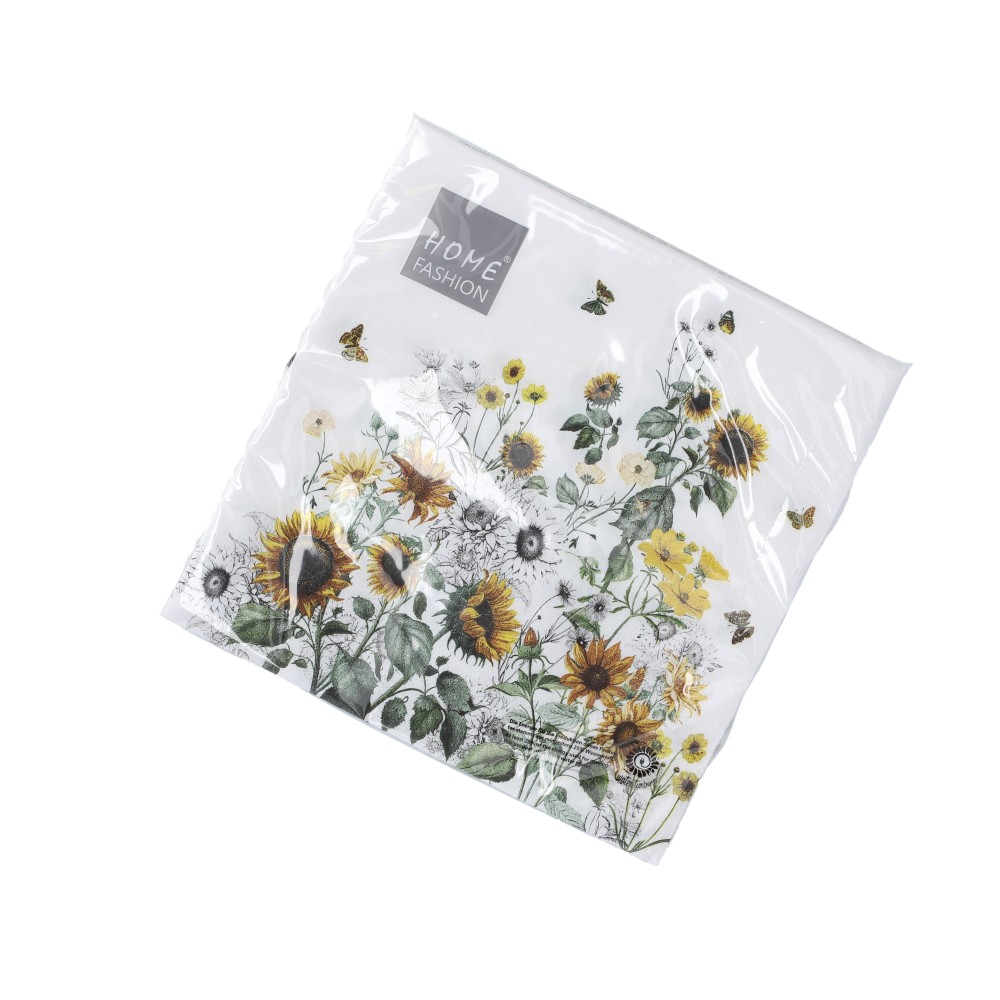 Papierserviette 33x33 cm - Dottergelb, Größe: 33 x 33 cm