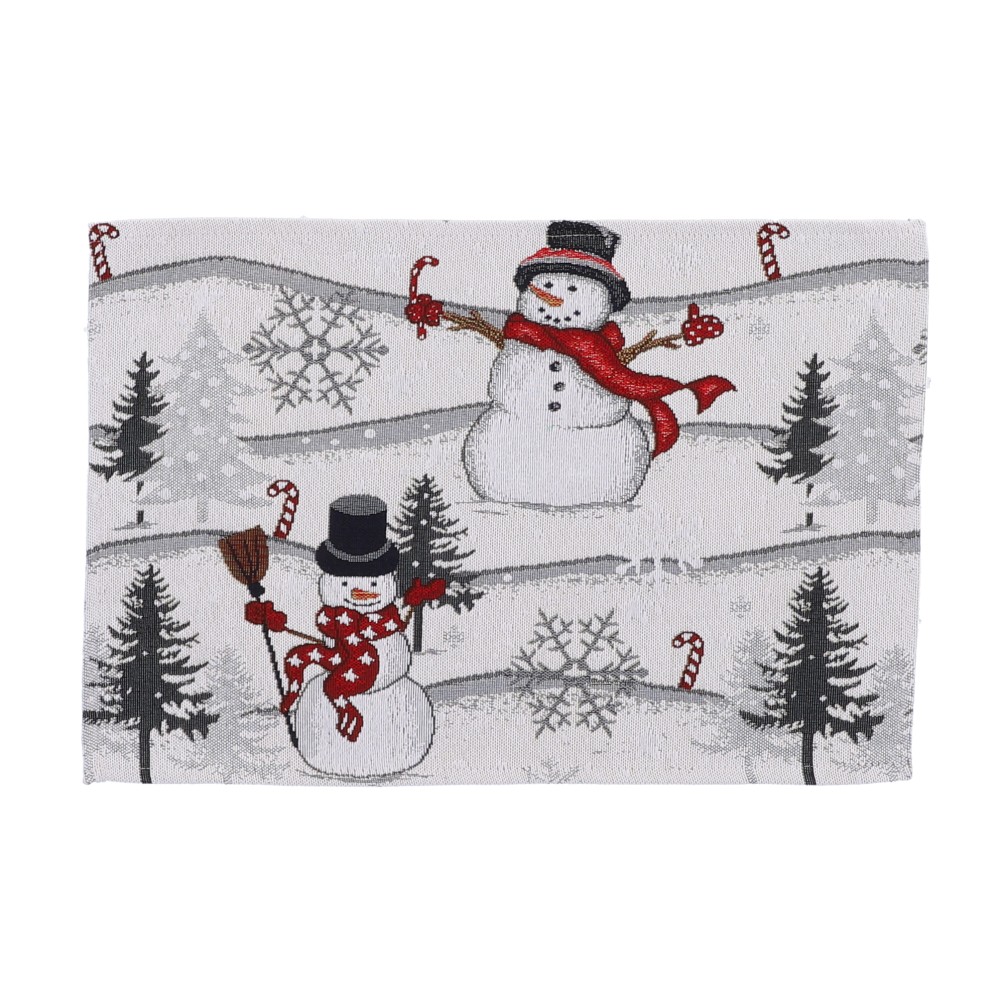 Tischset Gobelin "Snowman"