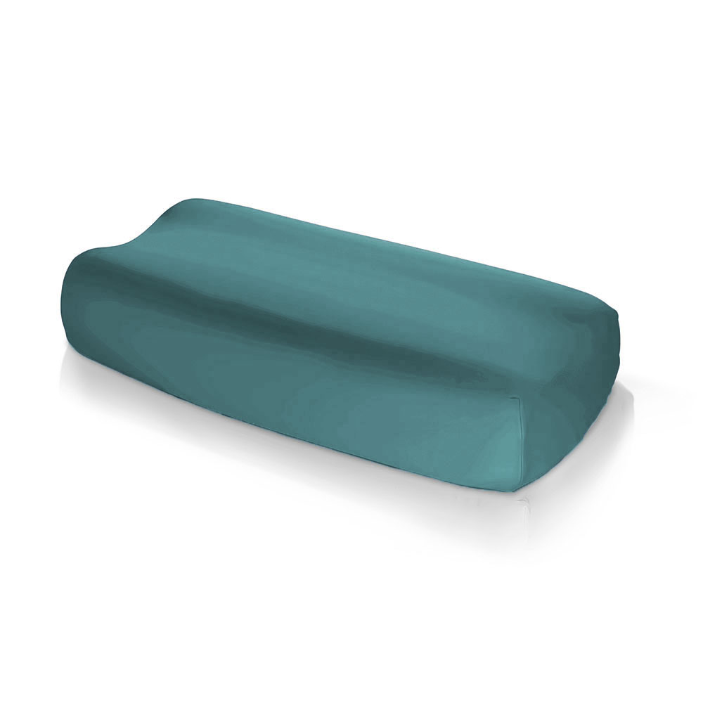 Jersey Kissenbezug - Grünblau, Größe: 40 x 60 cm