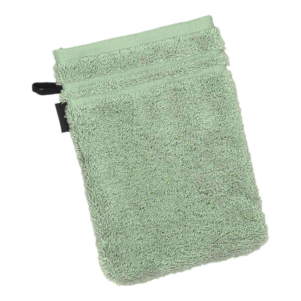 VOSSEN Waschhandschuh Vienna - Blassgrün, Größe: 16 x 22 cm