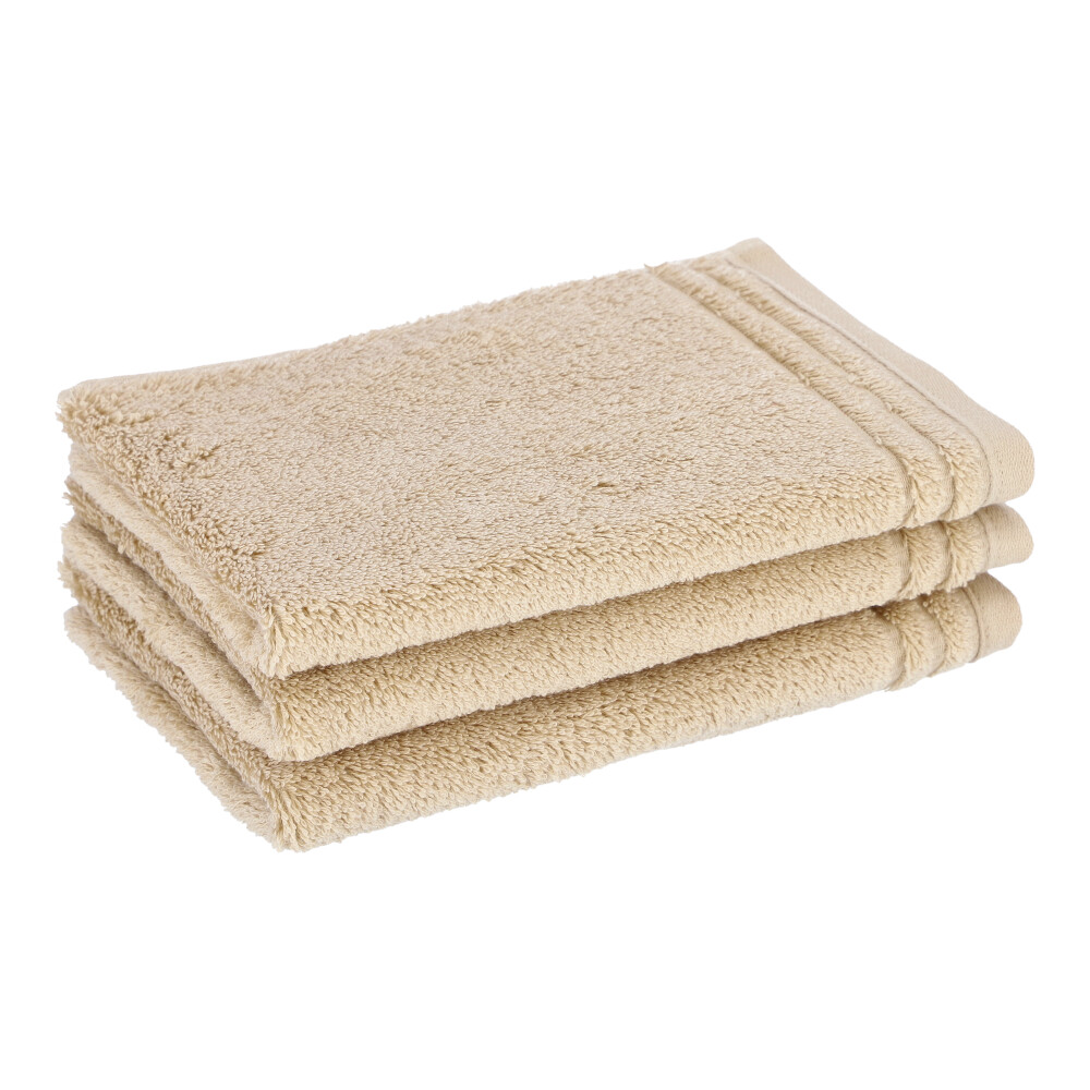 VOSSEN Gästetuch Vienna - Beige, Größe: 30 x 50 cm