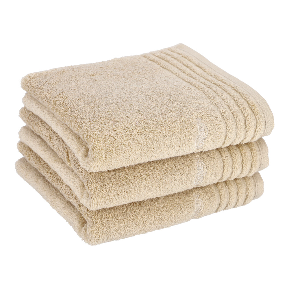 VOSSEN Handtuch Vienna - Beige, Größe: 50 x 100 cm