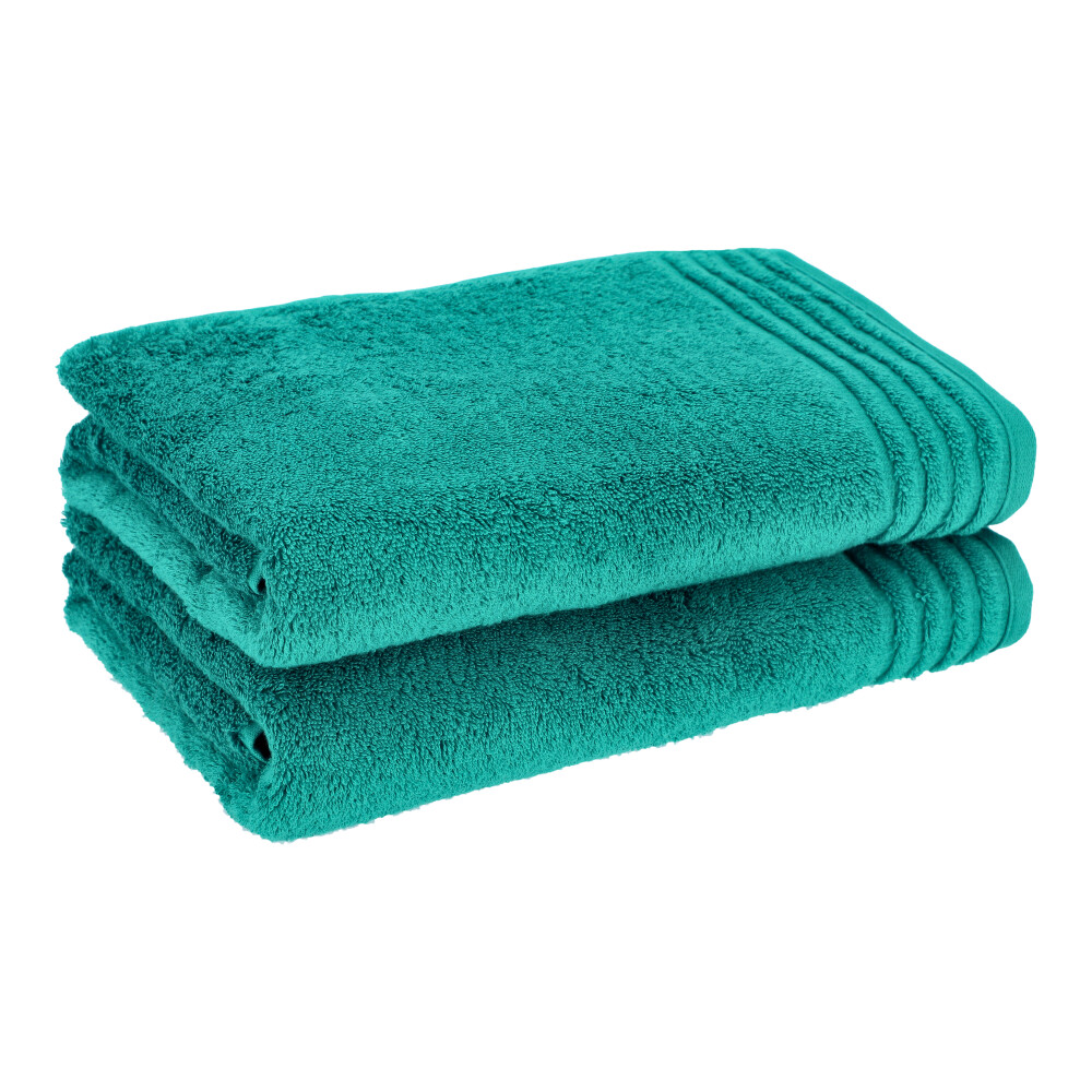 VOSSEN Duschtuch Vienna - Grünblau, Größe: 67 x 140 cm