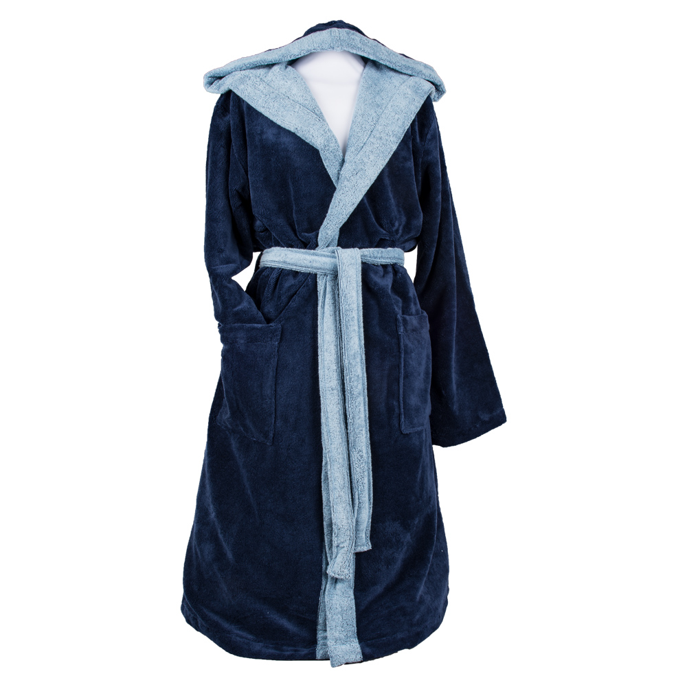 VOSSEN Bademantel Poppy - Medium, Blau