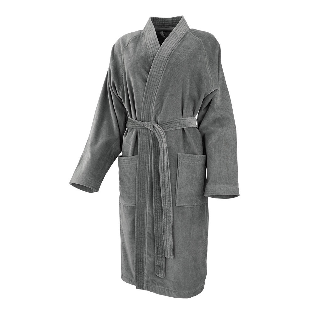 VOSSEN Bademantel Dallas - X-Large, Grau