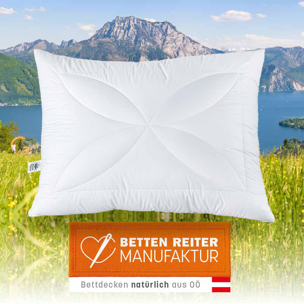 Reiter Polster Aloe Vera - Weiß, Größe: 70 x 90 cm
