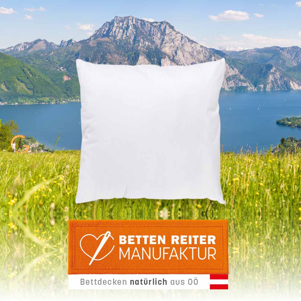 Allergikerpolster - Weiß, Größe: 40 x 40 cm
