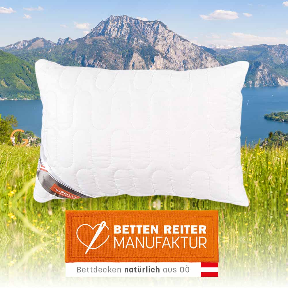 Polster Chipo mit Fairtrade BW - Weiß, Größe: 40 x 60 cm