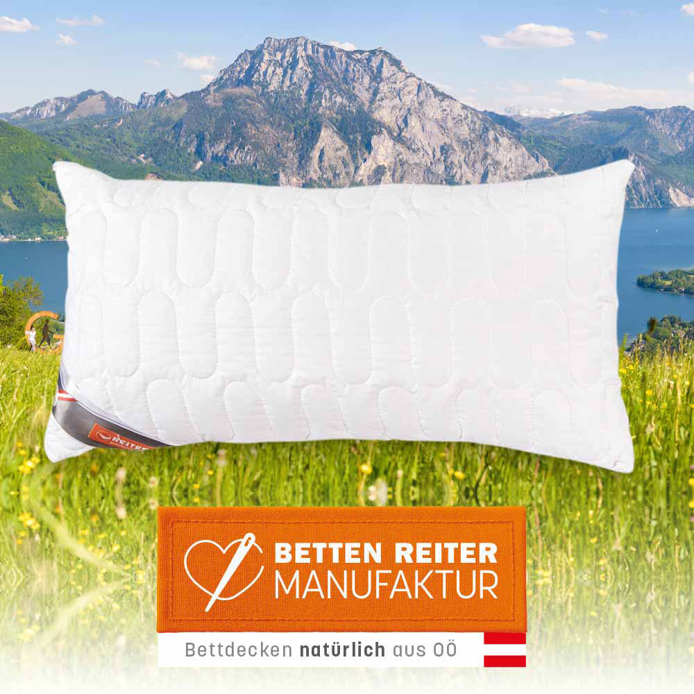 Polster Chipo mit Fairtrade BW - Weiß, Größe: 40 x 80 cm