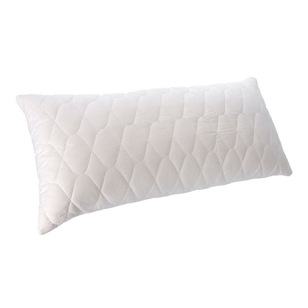 Zirbenpolster mit Fairtrade BW - Weiß, Größe: 40 x 80 cm