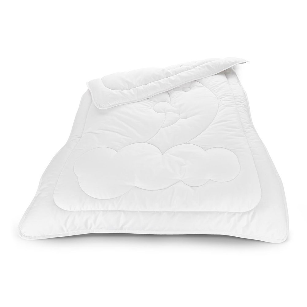 Fairtrade Kinderdecke ZURI - Weiß, Größe: 100 x 135 cm