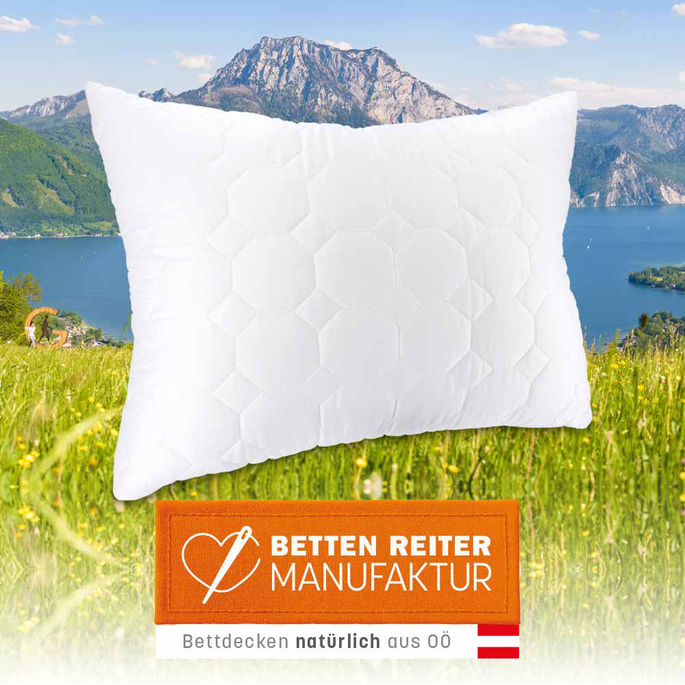 Gots Schurwollpolster - Weiß, Größe: 60 x 40 cm