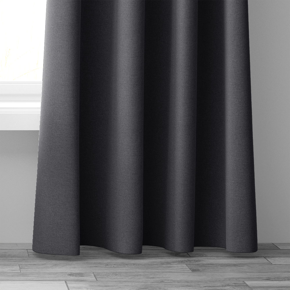 Verdunkelungsstoff 80% - Grau, Breite: 140 cm