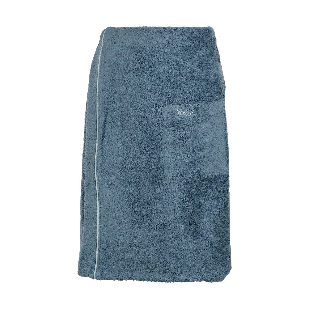 VOSSEN Herrensaunakilt Lars - Mittel Blau, Größe: 60 x 140 cm