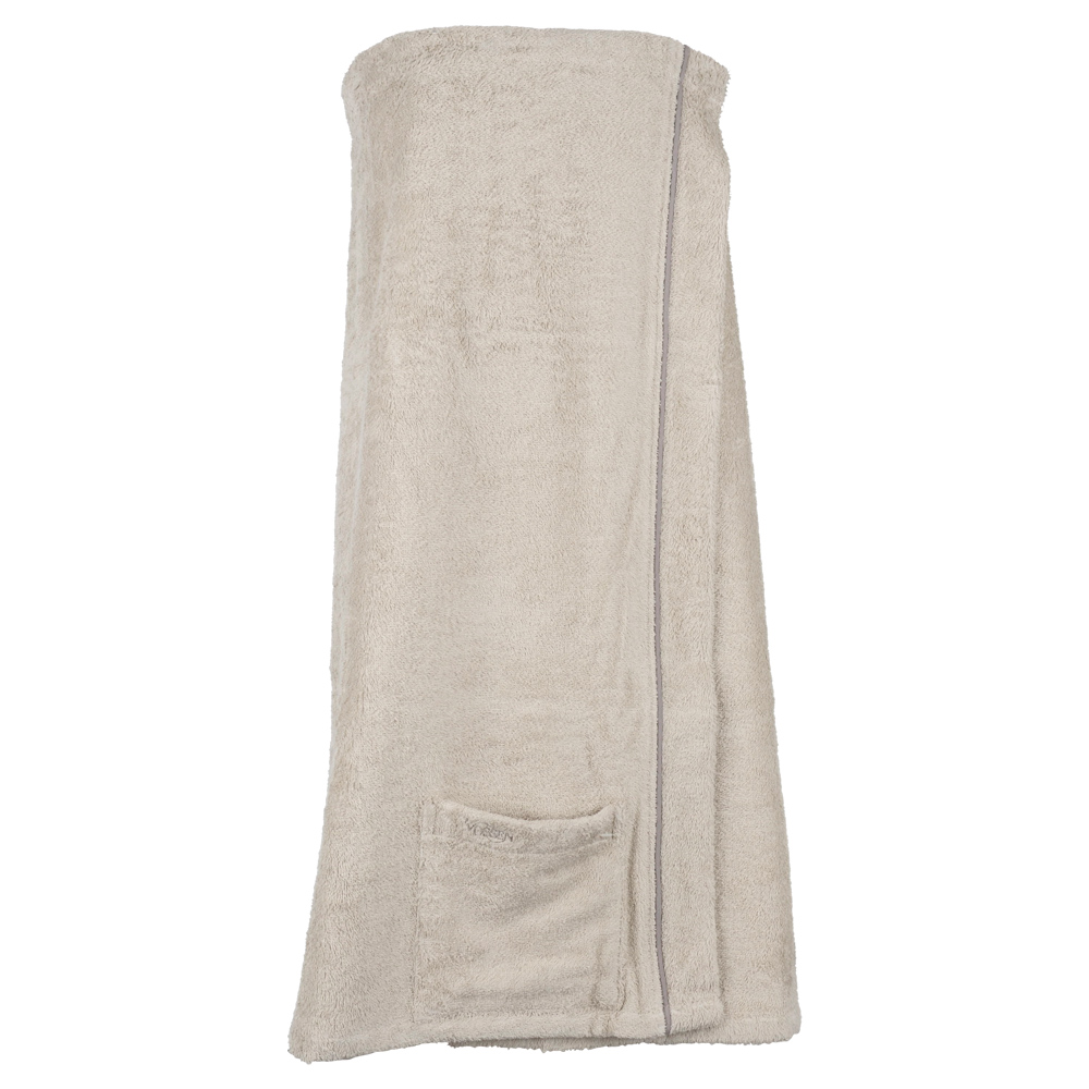 VOSSEN Damensaunakilt Livina - Beige, Größe: 80 x 140 cm