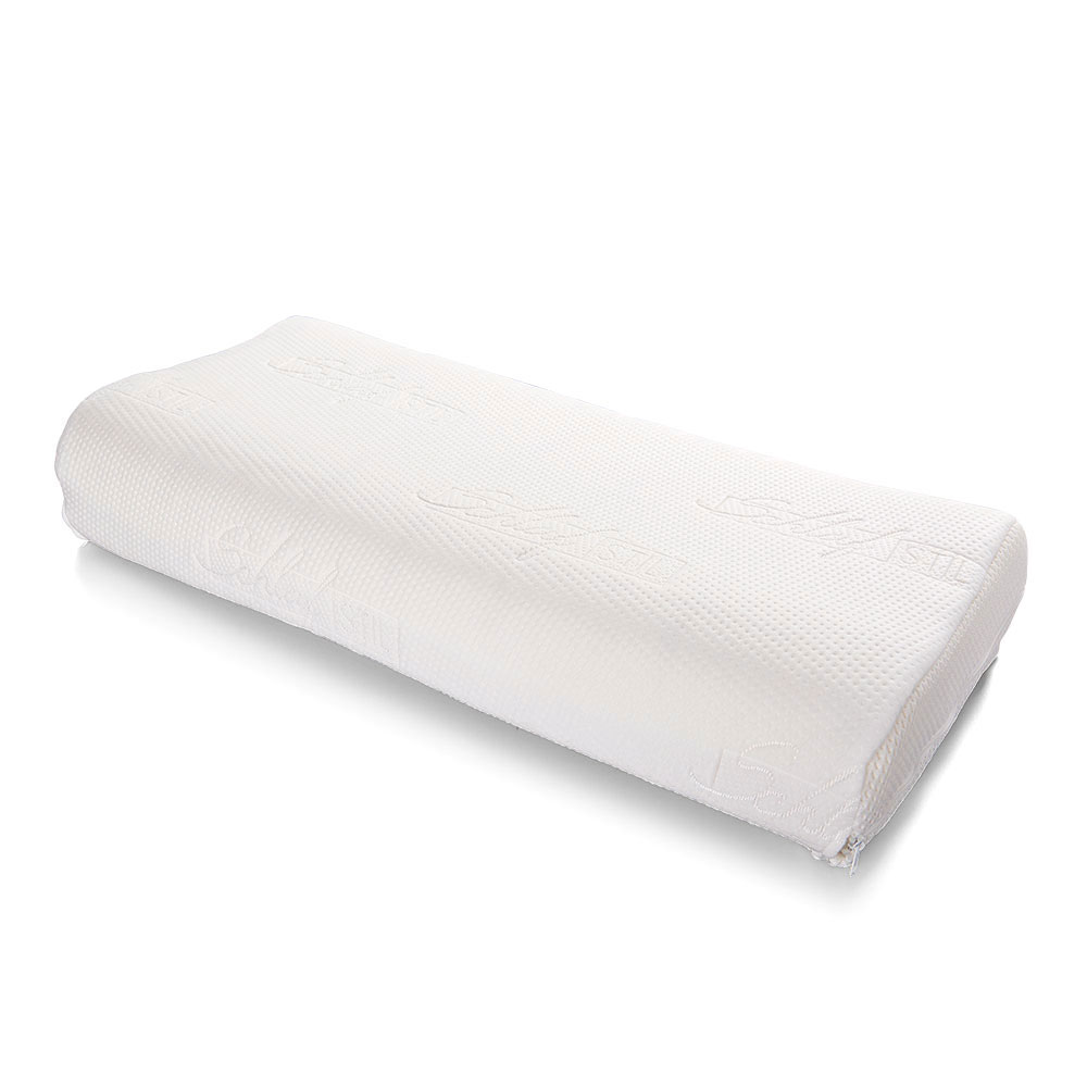 Nackenkissen Latex medium - Weiß, Größe: 40 x 80 cm