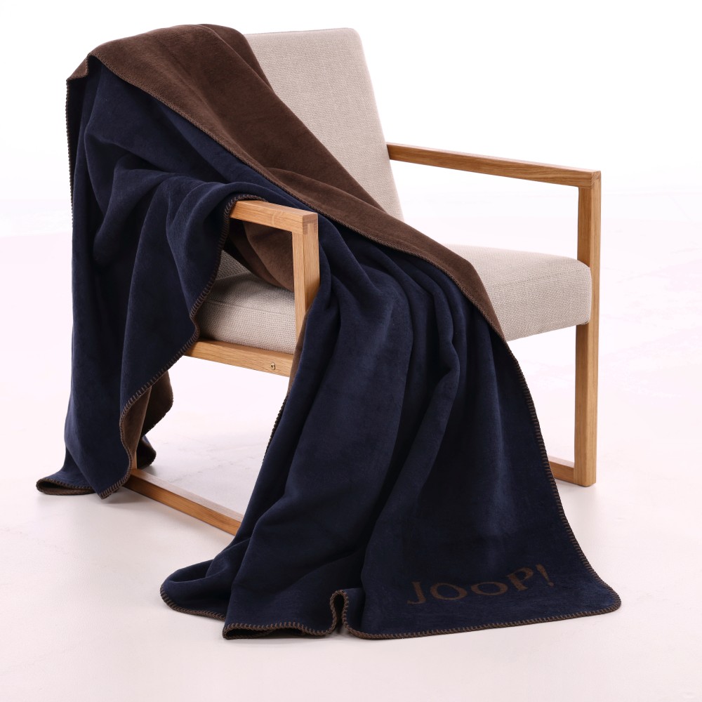 JOOP! Doubleface Marine/Karame - Dunkel Blau, Größe: 150 x 200 cm