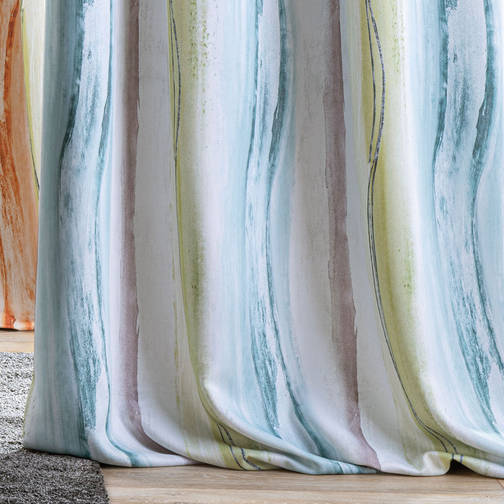 Verdunkelungsdekor 80% - Grünblau, Breite: 150 cm