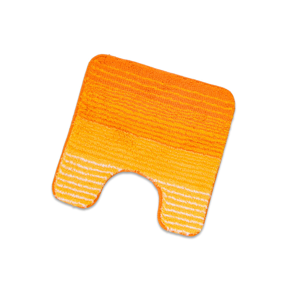 REITER WC Vorleger Streifen - Orange, Größe: 50 x 50 cm